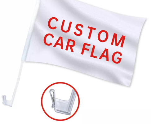 Factory Directly Sale 100% polyester Sublimation Blanks 30x45cm Car Flag